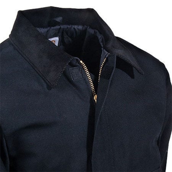 Black Arctic Quilt Duck Traditional Work Jacket by Carhartt 2XL - Picture 3 of 10